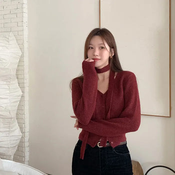 Annette Tie Knit Cardigan