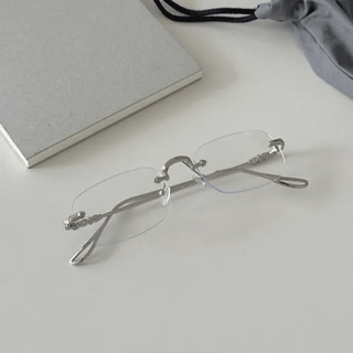 Clear Rimless Glasses
