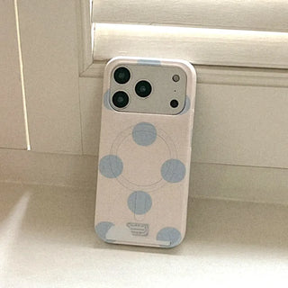 Fabric Big Dot iPhone 17 Pro Card Holder Hard Case