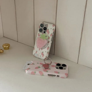 Berry Garden iPhone 16 Pro Card Holder Hard Case