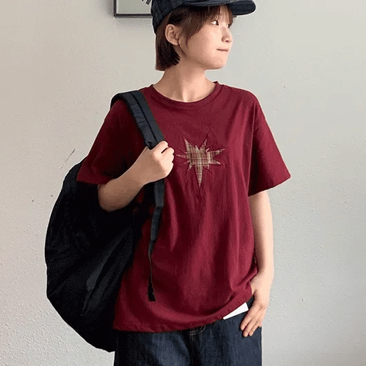 Melker Star Embroidered Short Sleeve Tee