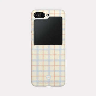 Crayon Check Galaxy Zflip 6 Hard Jet Case