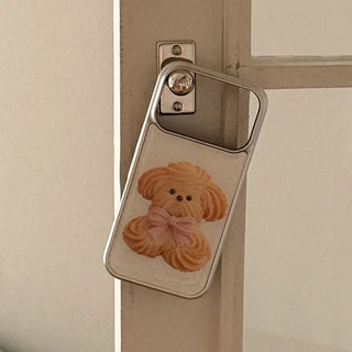 butter cookie puppy iPhone 18 Pro Galaxy MagSafe Silver Bumper Case