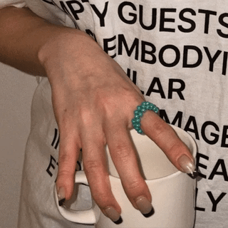 Reine Formica Marble Ring