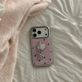 [SET] Sweet Knit Love Silver Bumper Case + Heart Smart Ring