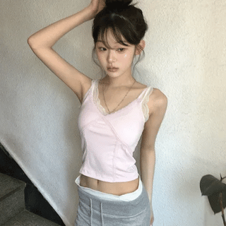 Number Lace Sleeveless