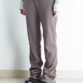 Soft knit bootcut leggings