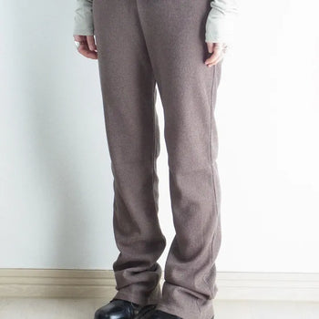 Soft knit bootcut leggings