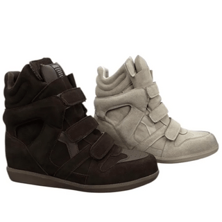 Vintage high-top sneakers