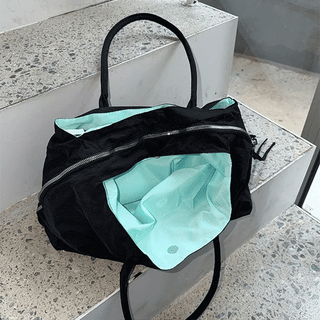 Daily Vivid Shoulder Bag  / Merchant Bag Large Capacity Tote Bag Nylon Bag Mint Mint Bag Cotton Bag Y2K Vintage