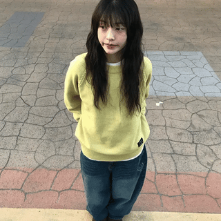 three line collar sweatshirt