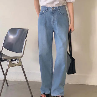LIKEMENT Icing Tencel Light Blue Wide Denim