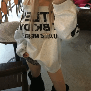 cowl neck hood sweatshirt