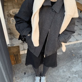 Roberts Wool Quilted Blouson Jumper