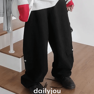 Avellon Vintage Washed Wide Cargo Pants