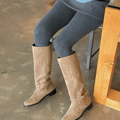 Lisbon Buckle Long Boots