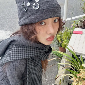 Lumo Button Beanie