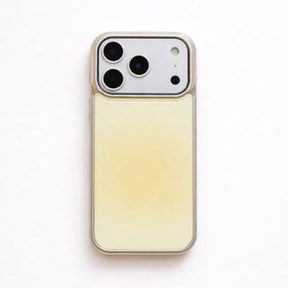 Lemon Silver Epoxy Bumper iPhone 17 Pro Pro Max Galaxy S26 Flip 7 MagSafe Phone Case