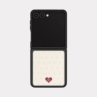 Cozy Sugar Dots Galaxy Z-Flip Fold 8 MagSafe Black Bumper Case