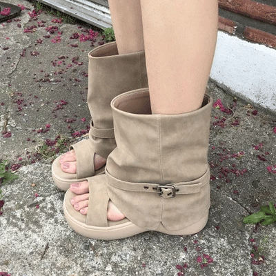Mael Suede Sandal Boots