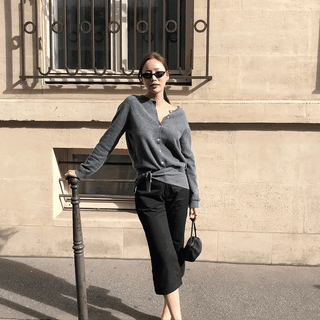 Musk cropped pants