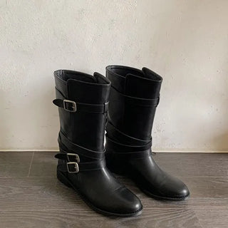 Stiss Buckle Half Boots