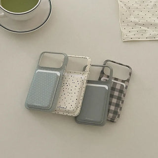 Matcha Mood MagSafe Card Slot Wallet Pocket Case