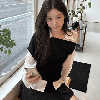 Denny Asymmetrical Ribbed Top