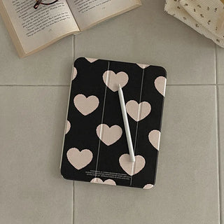 Terry Heart iPad Pro Air 13/11 Clear Detachable Cover Case