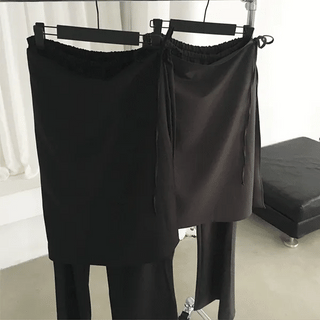 Lina Wrap Wide Pants (2 colors)