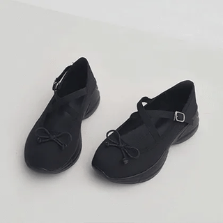Mumu Mesh Velcro Mary Jane Platform Sneakers