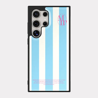 [mm] Stripe Pattern iPhone 18 MagSafe Black Bumper Case