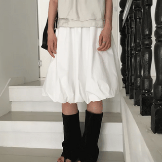 Moose Balloon Midi Skirt (2 colors)