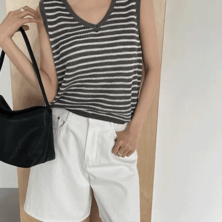 CL Basic Striped Sleeveless