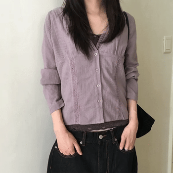 Pale Lace Blouse
