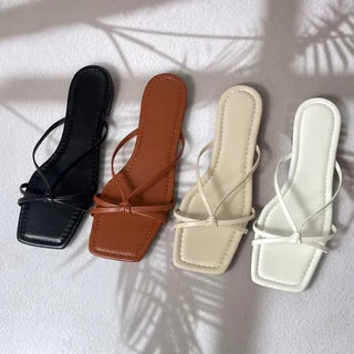 TL Velvet Ribbon Slippers