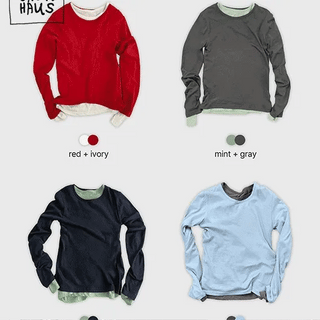 Seden Modal Layered Round T-shirt