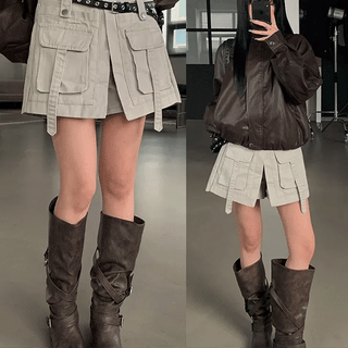 Camilla Wrap Cargo Skirt Pants