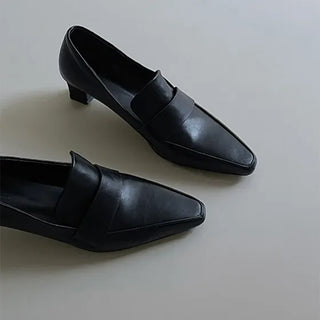 Arnold Penny Loafers Kitten Heels