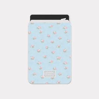 Tiny Rose Garden MagSafe Card Transparent Wallet Pocket Case