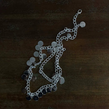 Cordin silver chain
