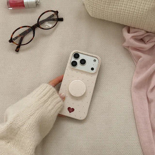 Cozy Sugar Dots iPhone 17 Pro Hard Case