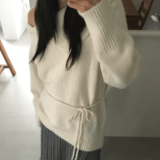 Kaya Off-shoulder Knit (2 colors)