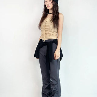 Tone Shirred Pants