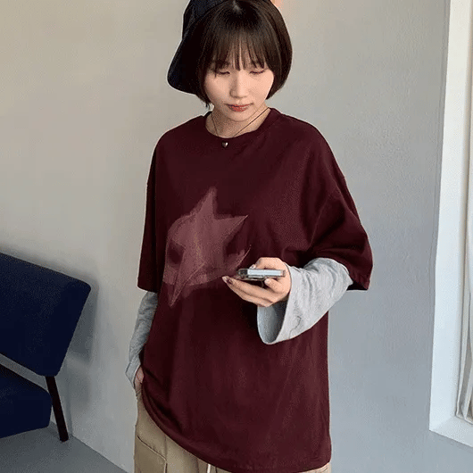 Kuru Printed Oversized Short Sleeve Tee