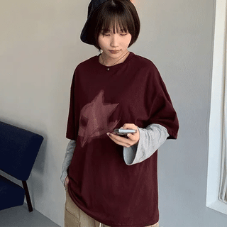 Kuru Printed Oversized Short Sleeve Tee