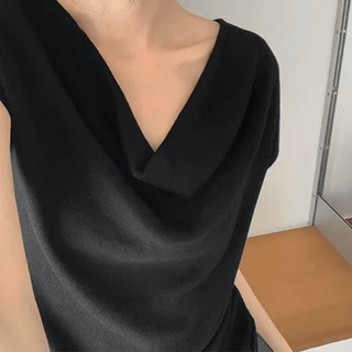 Tears Summer Drape Cap Sleeve Knit