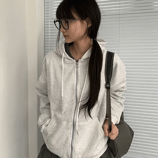 Okia Two-Way Zip-Up Hoodie