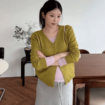 Ruban V-neck Cardigan