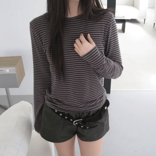Tencel Striped T-shirt